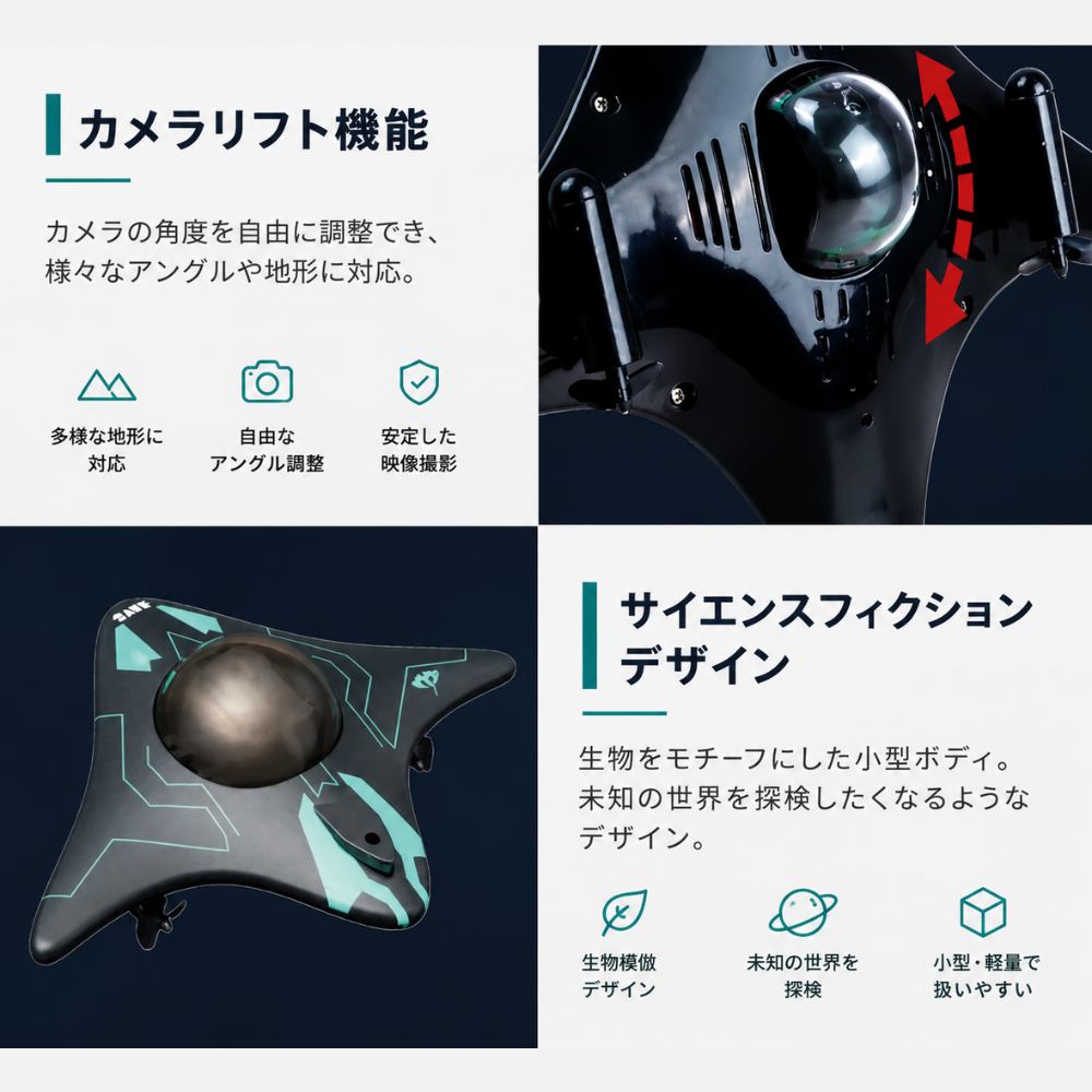 マンタカメラボート！